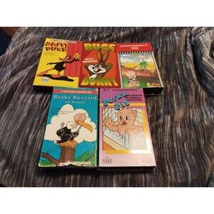 Looney Tunes Lot Of 5 VHS. See Description